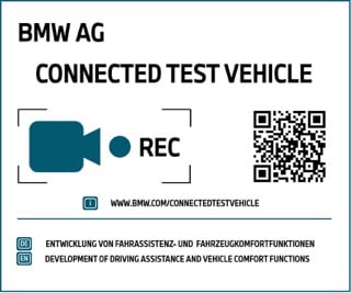 Märkning av testfordonen