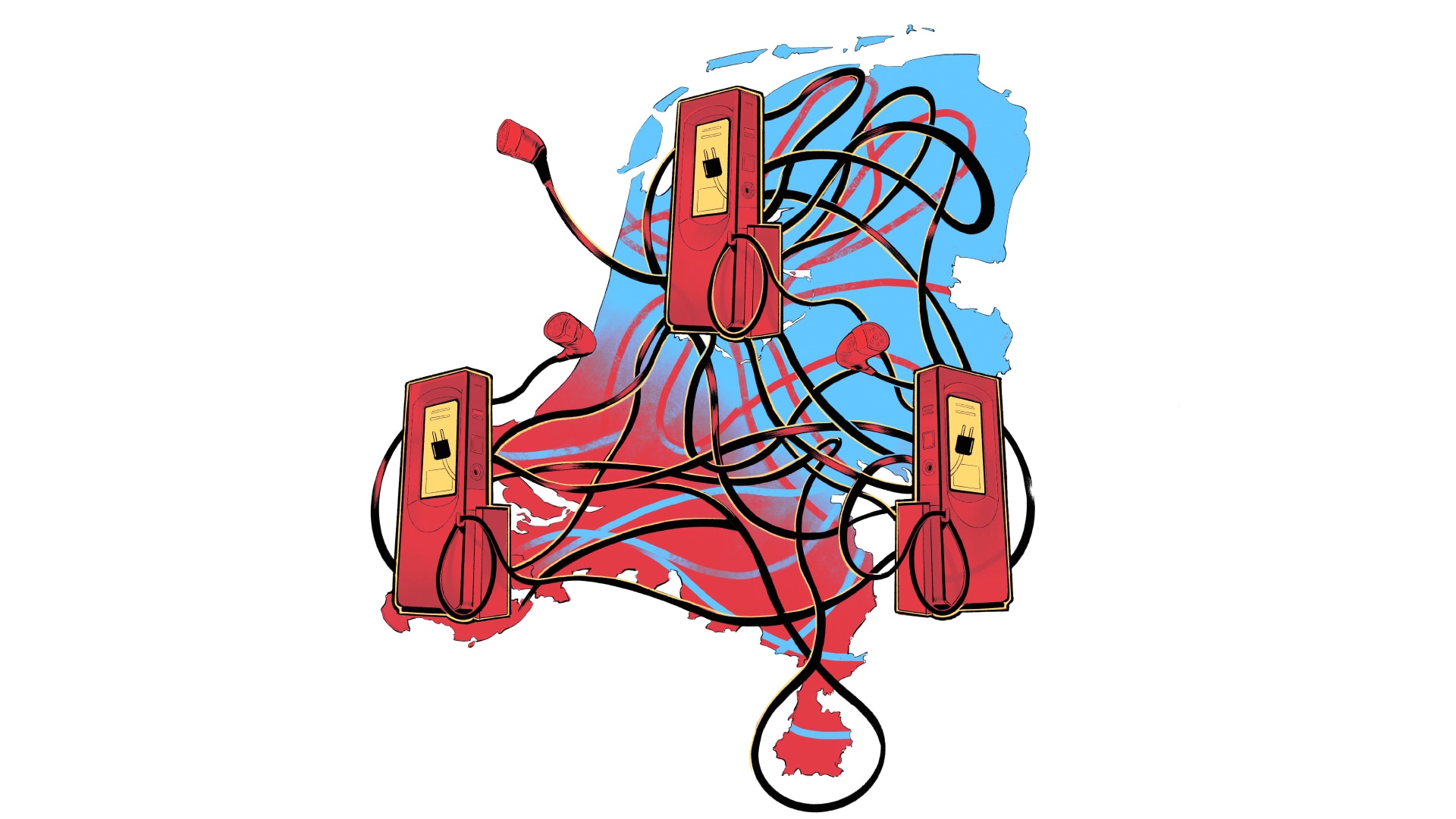 The Netherlands, Holland, public charging stations, BEV charging, emobility, future of mobility