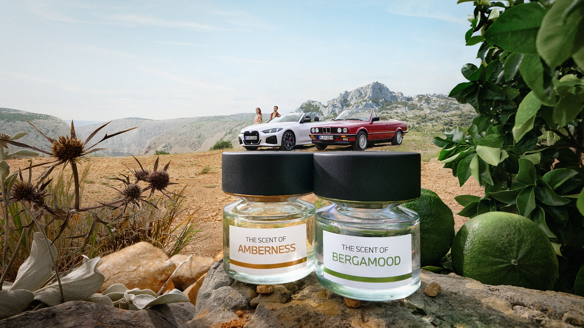 Die ersten BMW Düfte: The Scent of BERGAMOOD und The Scent of AMBERNESS