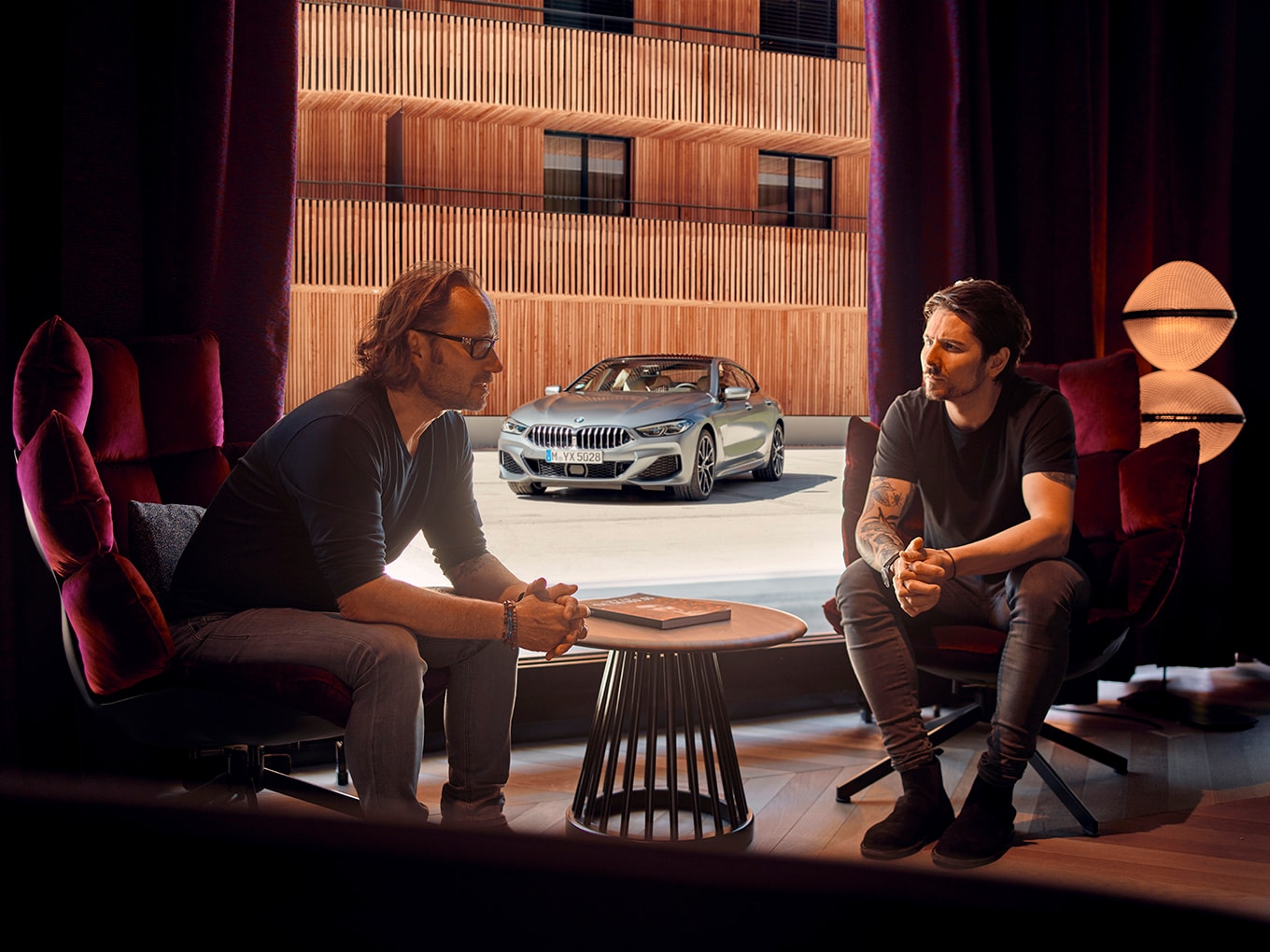 Nenad Mlinarevic Daniel Mani The Hide Hotel Flims Design hotel BMW 8 Series Gran Coupé