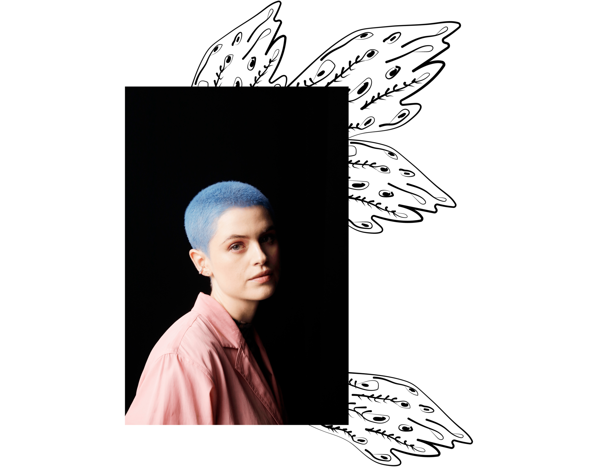 Model Cajsa Wessberg illustrations